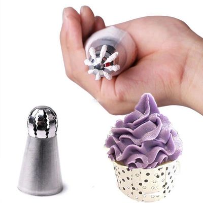Ball Cake Torch Russian Flower Icing Piping Nozzle Tips Sphere
