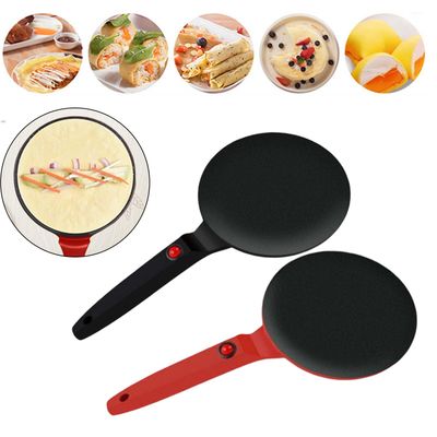 Kitchen Crepe Maker Non Stick Auto Temperature Control Breakfast Cake Pan