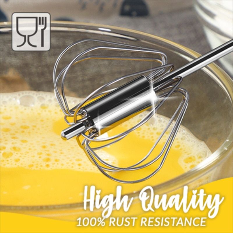 10 Inch Kitchen Food Grade Stainless Steel Egg Whisk
