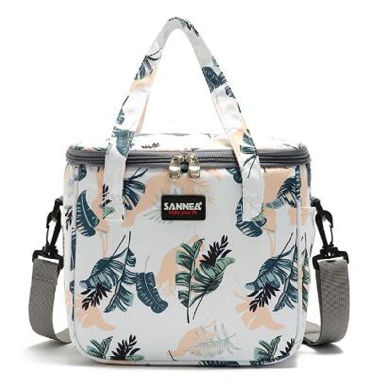 Flower Thermal Bag Oxford Waterproof Beach Cooler Lunch Box Thermo Insulated Bag