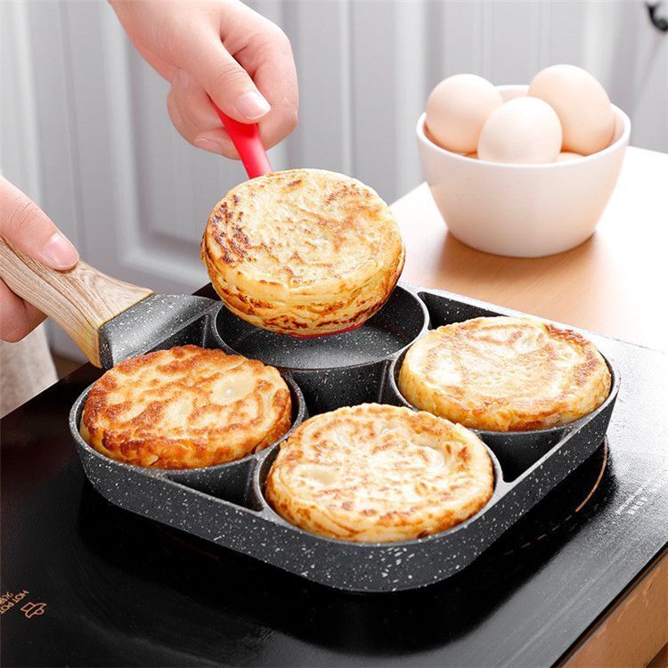 Four-Hole Frying Pan