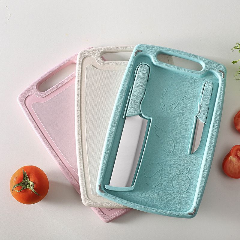 Nordic Style Wheat Straw Cutting Board Set Chopping Board