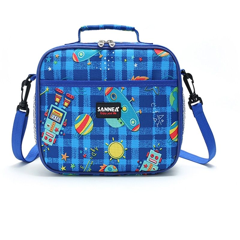 New Cartoon Children Lunch Bag Oxford Cloth Thickened Lunch Box