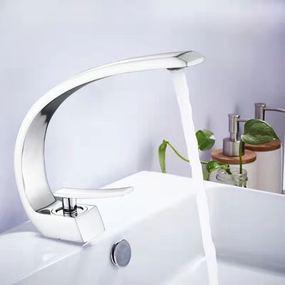 Basin Faucet Modern Bathroom Mixer Tap Hot and Cold Waterfall Faucet