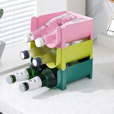 Support de rangement antichute pour bouteilles