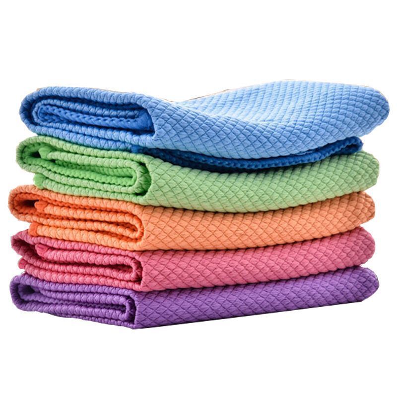 Kitchen Cleaning Towel Thickened Absorbent Cloth Glass Cleaning Rag