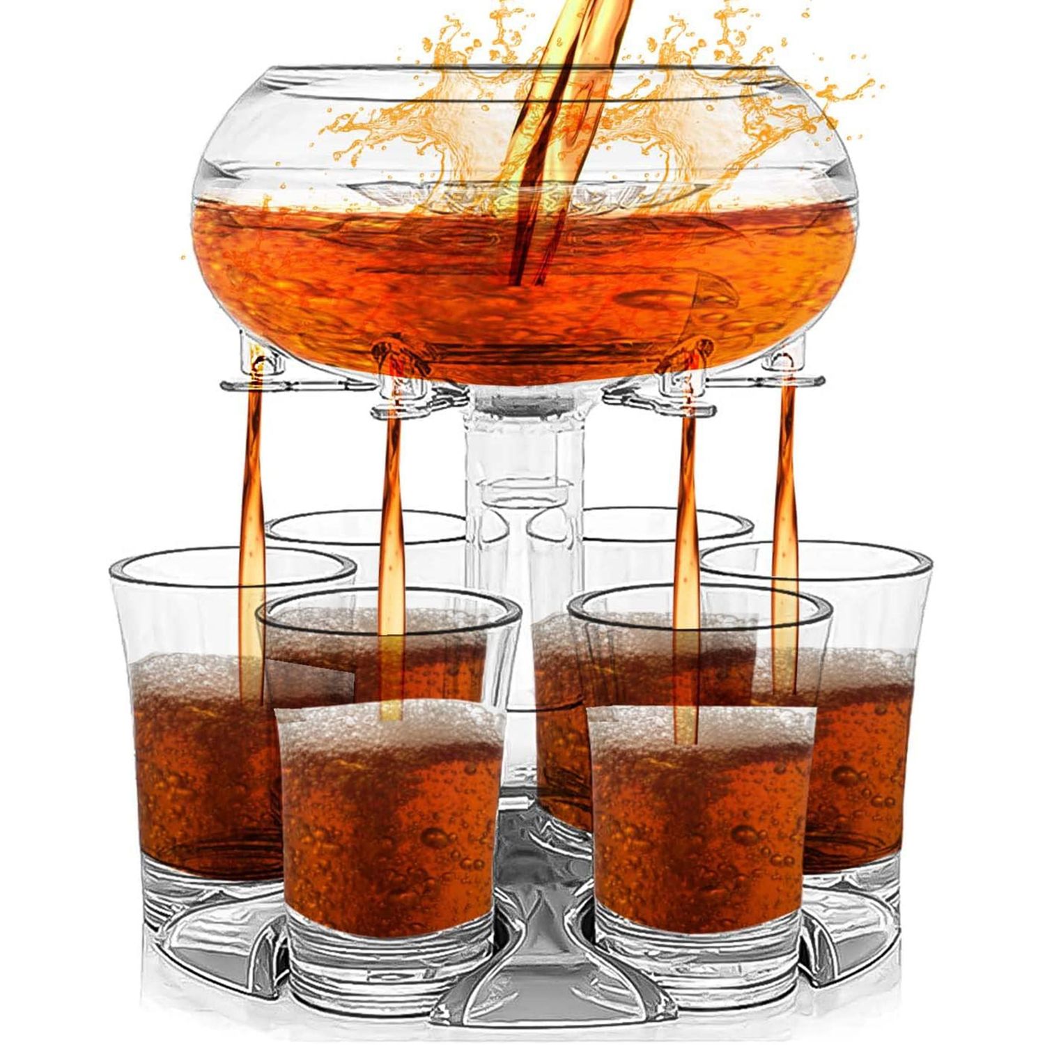 6 Shot Glass Dispenser And Holder