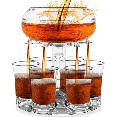 Distributeur et support pour 6 verres à liqueur
