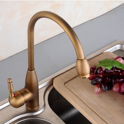 Robinet de lavabo antique pour évier de cuisine