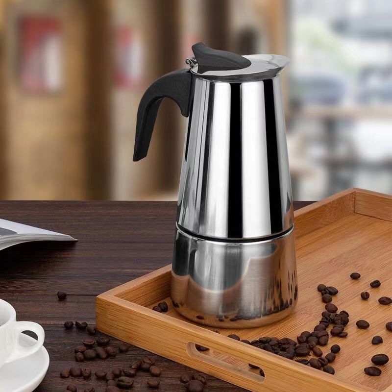 Stainless Steel Coffee Pot Latte Percolator Stove Coffee Maker Pot