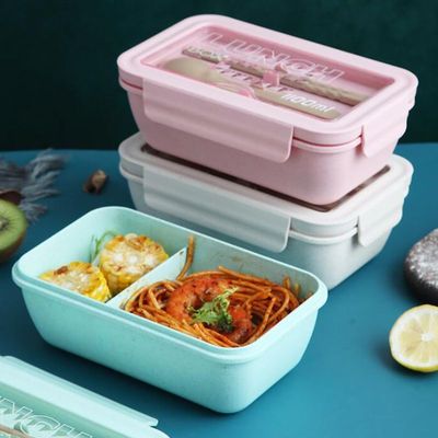 Boîte à lunch micro-ondes avec cuillère pour récipient alimentaire