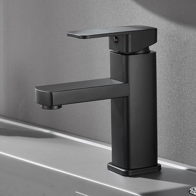 Basin Sink Bathroom Faucet Deck Mounted Hot Cold Water Basin Mixer Taps
