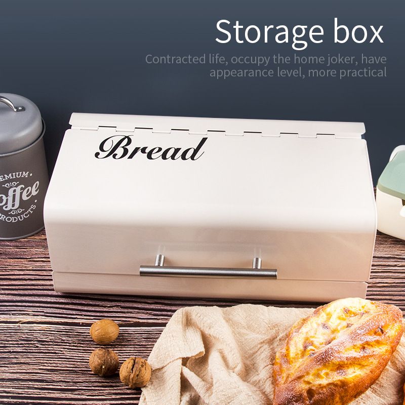 Flip Bread Box With Lid Snack Storage Box Snack Box