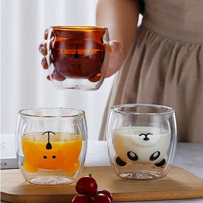 Tasses en verre Tasse en verre à double paroi