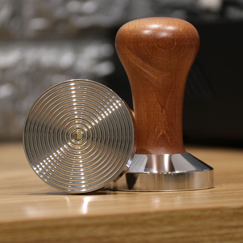 Coffee Press Stainless Steel Wood Handle Italian Coffee Machine Powder Hammer