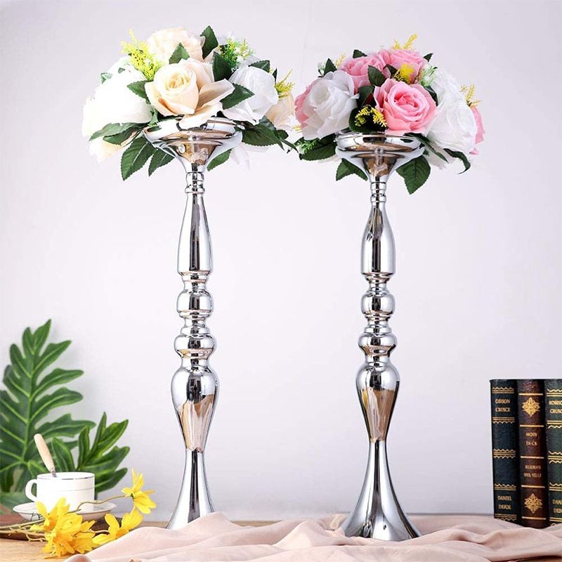 Centerpiece Flower Flowers Vases Candle Holders Wedding Party Decoration