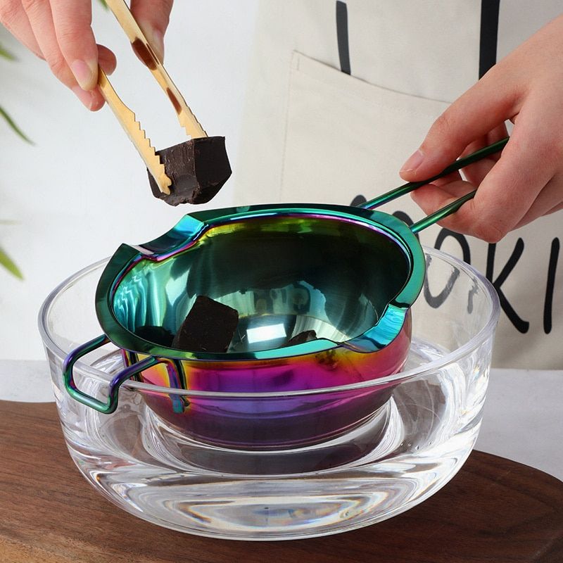 Steel Kitchen Heating Bowl Baking Heating Container Bowl