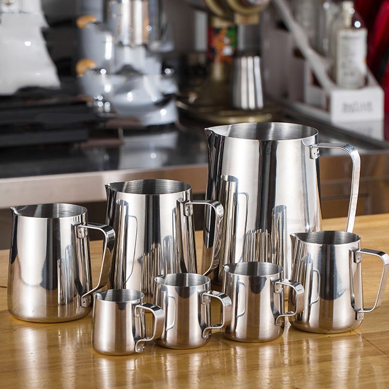 Stainless Steel Milk Frothing Pitcher Latte Cappuccino Milk Cream Cup