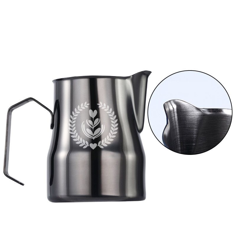 Stainless Steel Milk Frothing Pitcher Espresso Coffee Froth Jug Maker