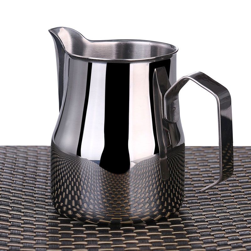 Milk Frothing Pitcher Stainless Steel Professional Milk Jugs With Rounded Spout