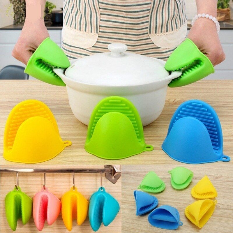 1Pc Kitchen Silicone Heat Resistant Gloves
