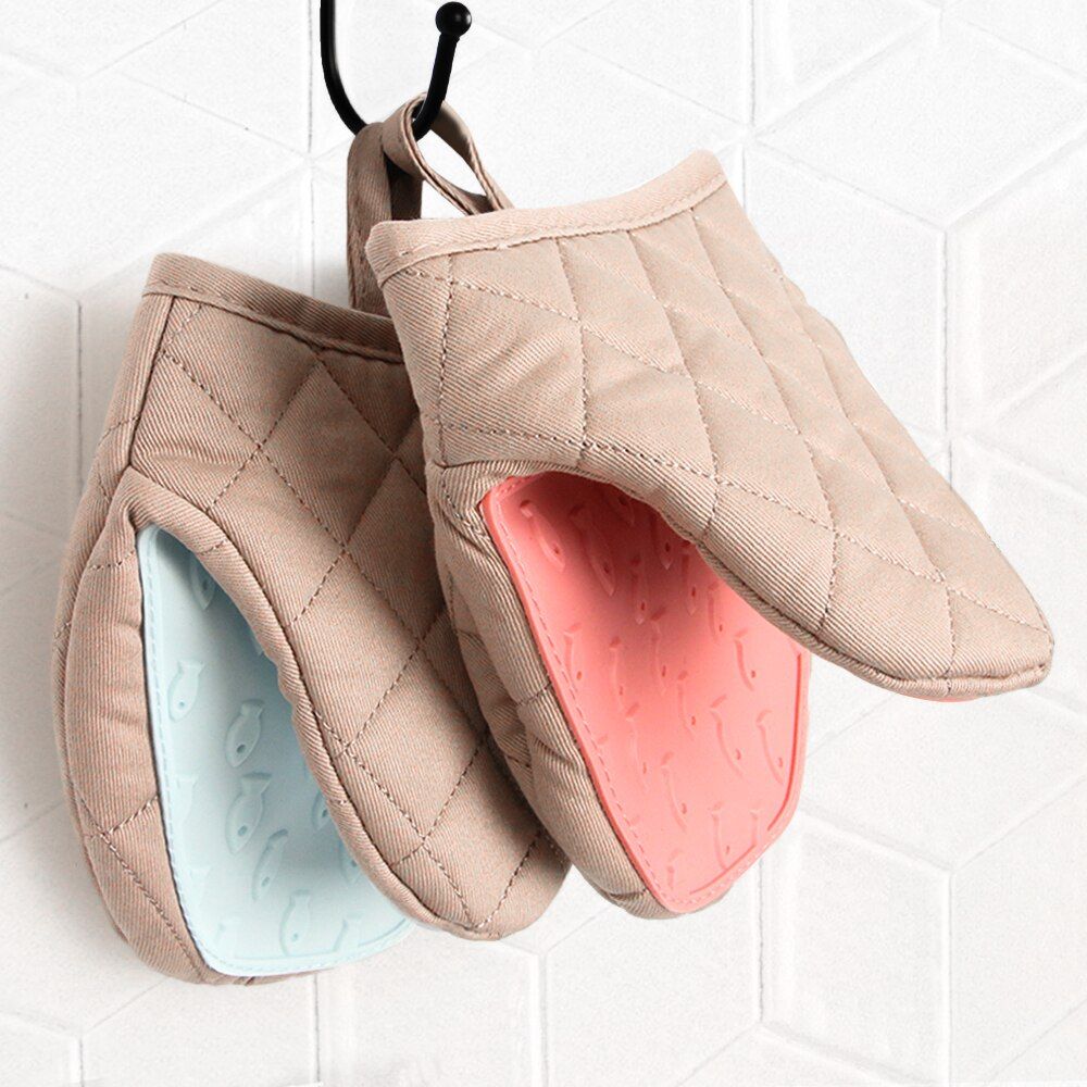 Gants de cuisine anti-brûlure en silicone monobloc