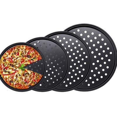 Plaques à pizza antiadhésives en acier au carbone