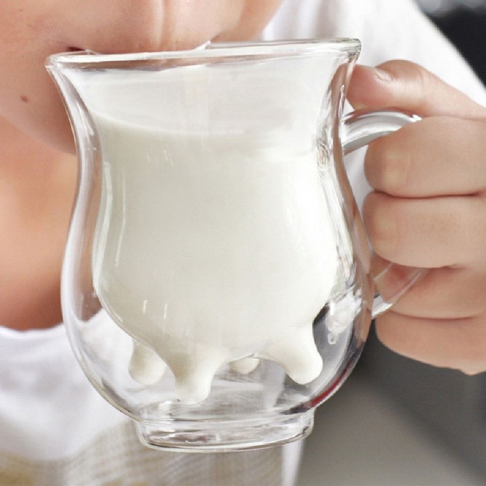 Tasse à eau en verre transparent, personnalité, bureau