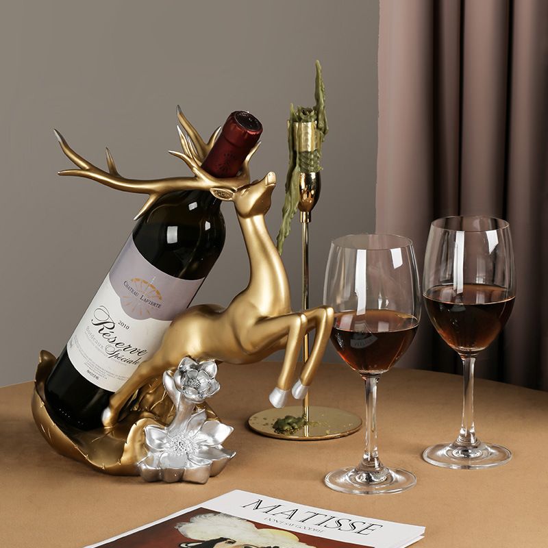 Ornements décoratifs pour armoire à vin en forme d&#39;élan