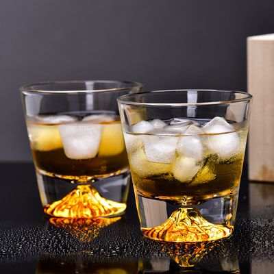 Verre à whisky fait main en cristal résistant à la chaleur