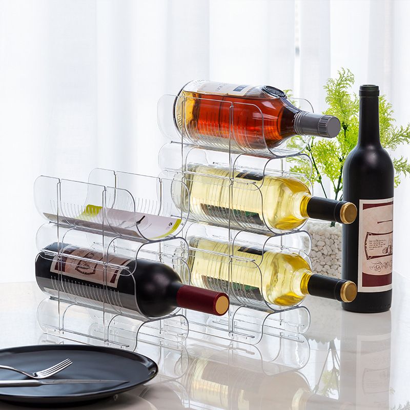 Casier à vin transparent pour la maison