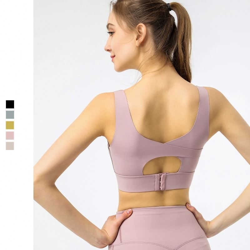 Soutien-gorge de sport antichoc pour femme, idéal pour le yoga, la course à pied, le fitness, le cyclisme et la gym