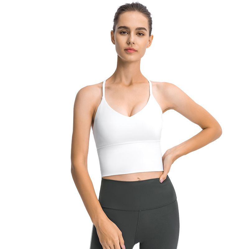 Débardeur de yoga sexy à dos ouvert pour femme