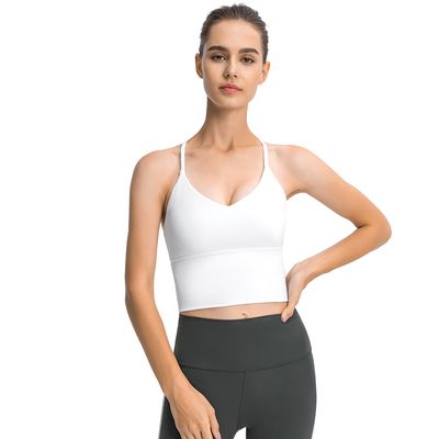 Débardeur de yoga sexy à dos ouvert pour femme
