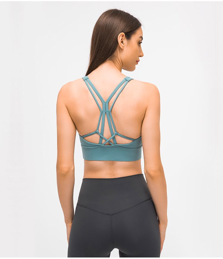 Soutien-gorge de sport respirant à fort impact et design dorsal innovant
