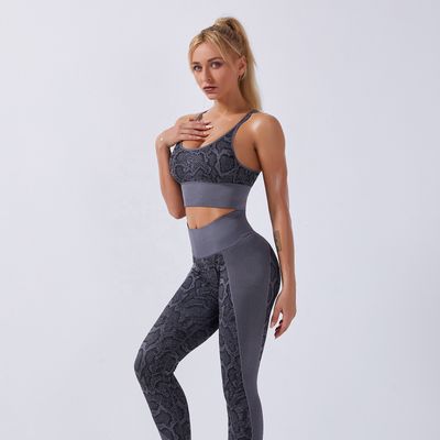 Ensembles de yoga en nylon à séchage rapide pour femmes, vêtements de sport et de fitness