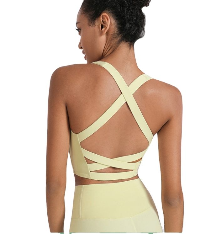 Gilet de sport Cross Beauty Back Sexy Running Fitness Yoga Sous-vêtements