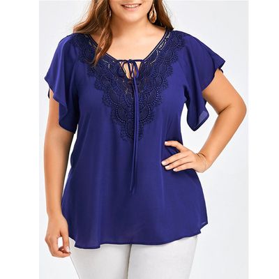 Plus Size Women T-Shirts Summer Short Sleeve Tops