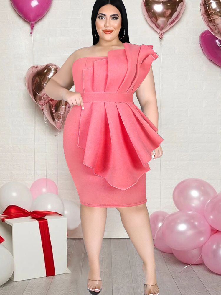 Light Red Tube Top Dresses Evening Birthday Wedding Party Gowns