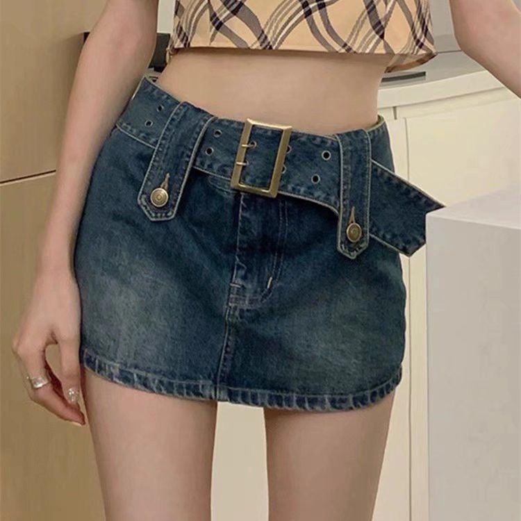 Women Summer Summer Denim Mini Skirts