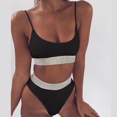 Maillot de bain sexy et scintillant pour femme