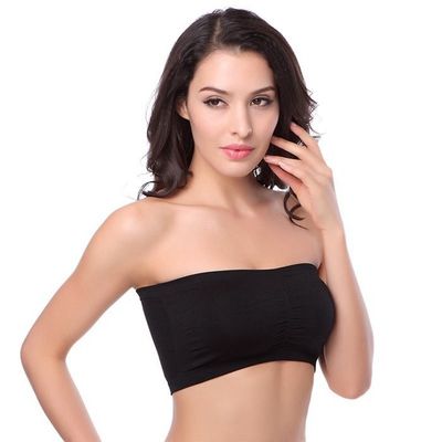 Soutien-gorge tubulaire double épaisseur