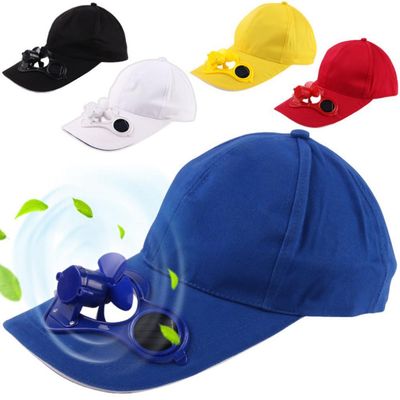 Summer Unisex Solar Power Fan Hat Outdoor Sports Baseball Caps