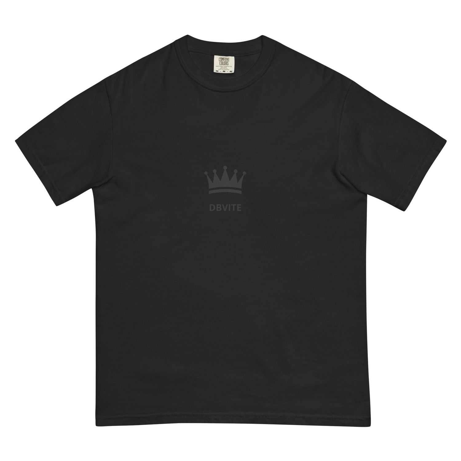 T-shirt teinté lourd unisexe, DBVITE