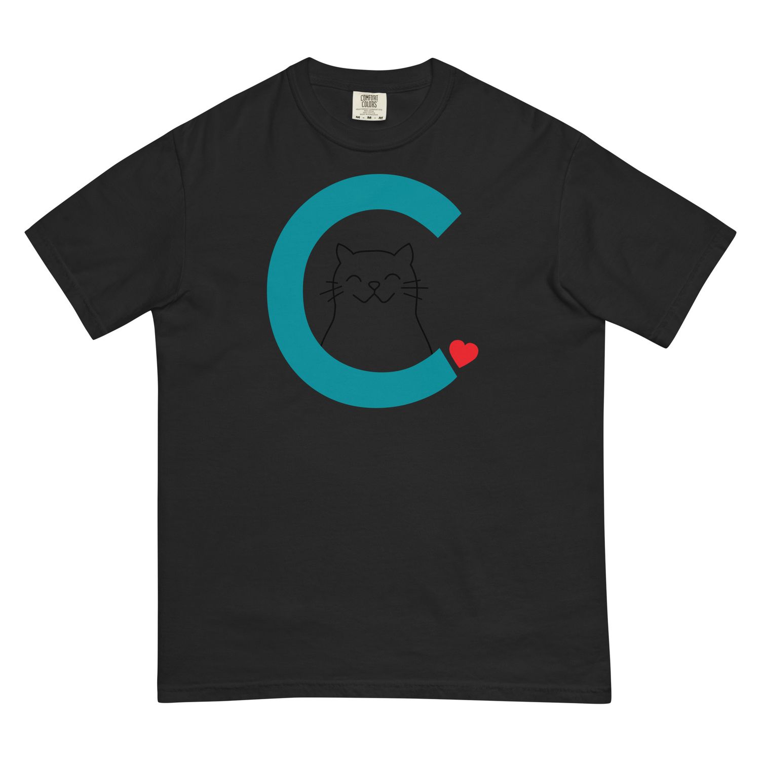 T-shirt teinté lourd unisexe