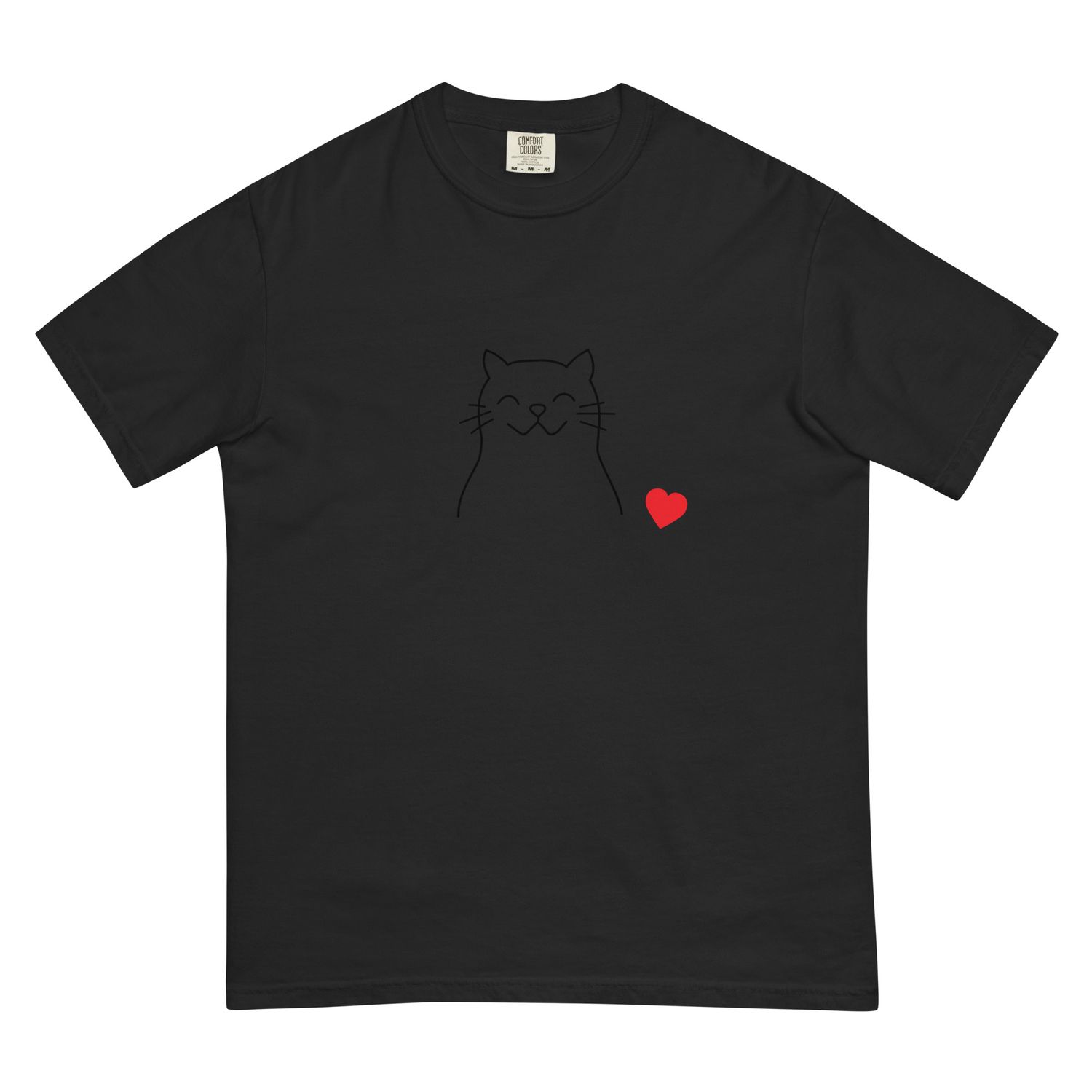 T-shirt teinté lourd unisexe