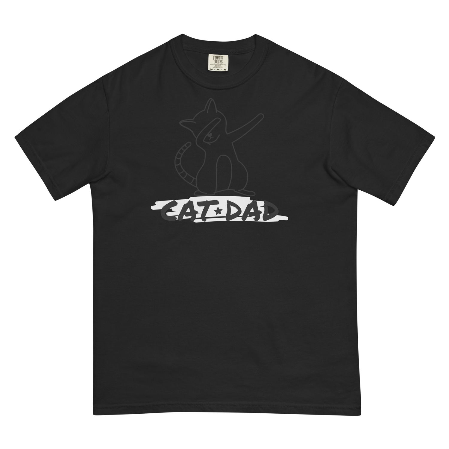 T-shirt teinté lourd unisexe