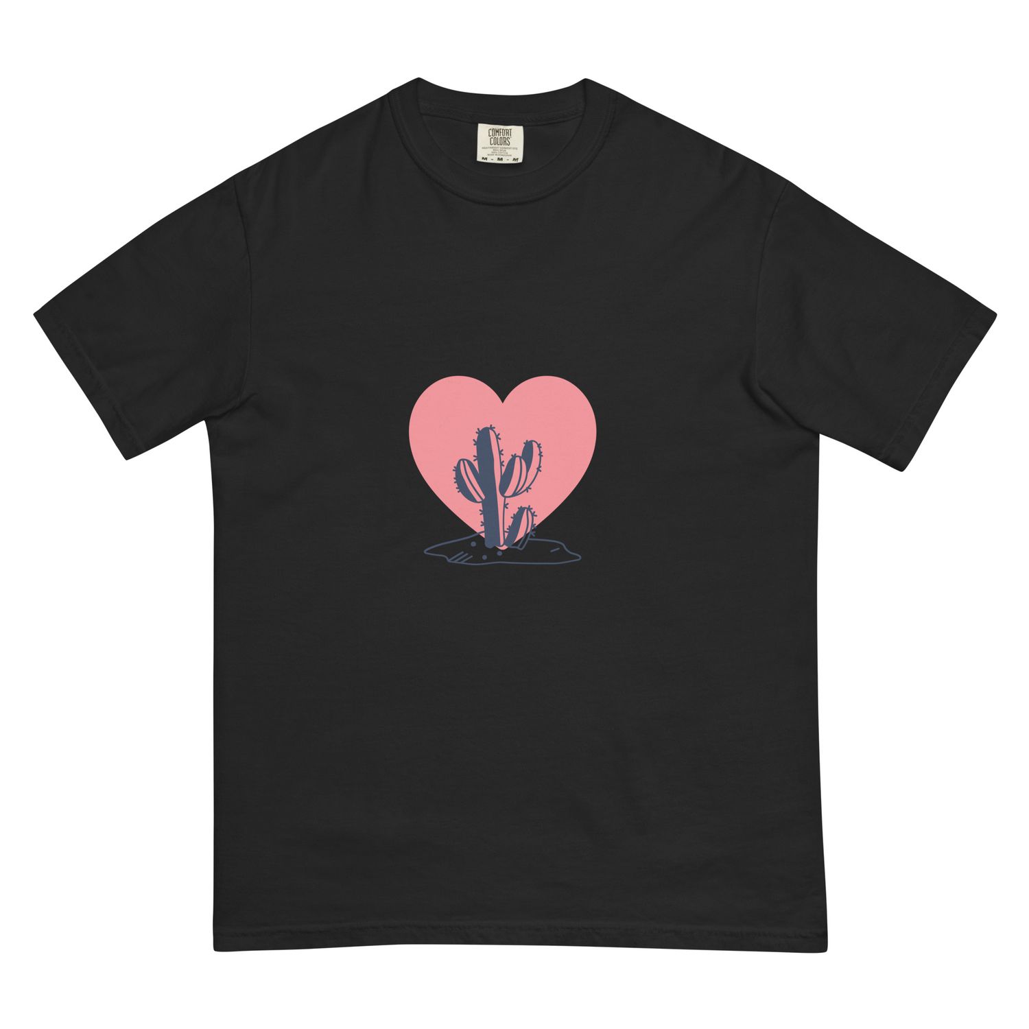 T-shirt teinté lourd unisexe