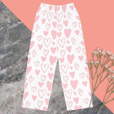 Pantalon large all over unisexe