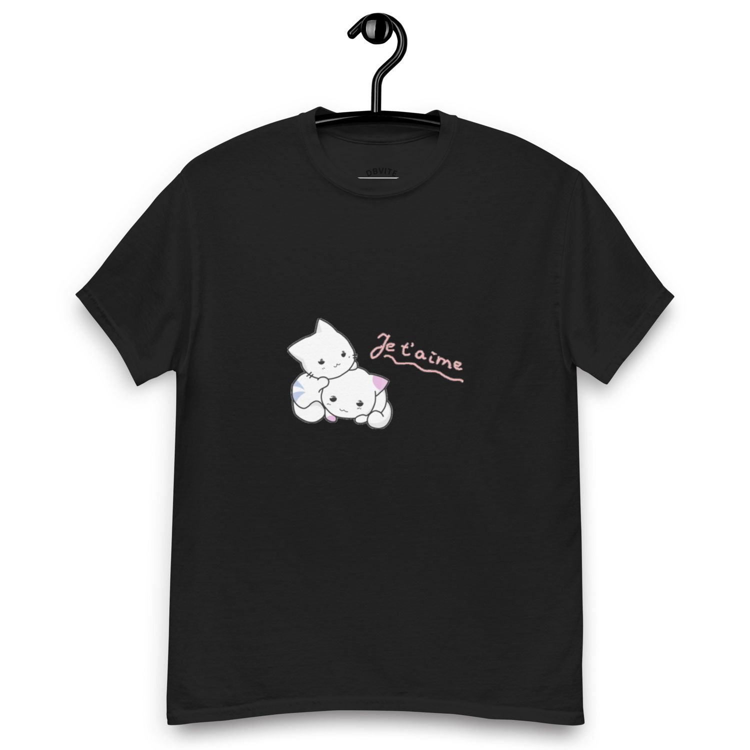 T-shirt classique unisexe, je t&#39;aime